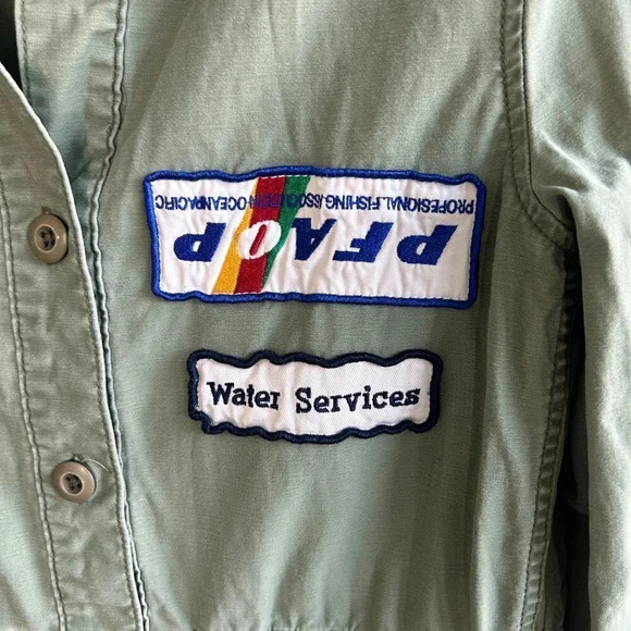 Zara Matcha Green Military Inspired Patch Detail Jacket Small - Picture 11 of 13